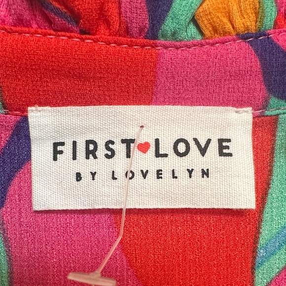 First Love Vibrant Multicolor Casual Dress - Picture 2 of 7